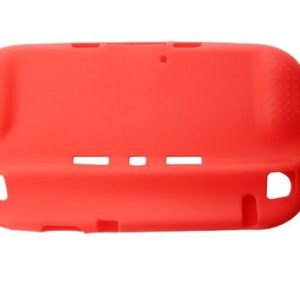 Funda Protector Silicona Gamepad Nintendo Wii U Rojo - Imagen 2