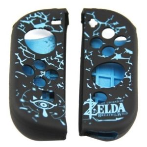 Funda Protector Silicona Joycon Nintendo Switch Zelda Azul y negro - Imagen 1