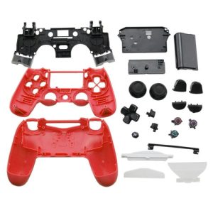 Carcasa Joystick Mando Control Ps4 Roja V1 V2 - Imagen 2