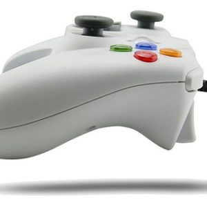 Joystick Mando Control Con Cable Xbox 360 Compatible Blanco - Imagen 3