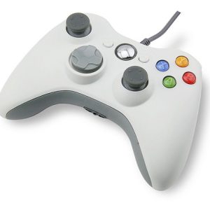 Joystick Mando Control Con Cable Xbox 360 Compatible Blanco - Imagen 5