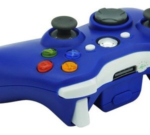 Joystick Inalambrico Xbox 360 Con Receptor Usb De Pc Azul - Imagen 4