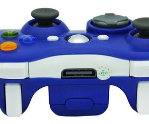 Joystick Inalambrico Xbox 360 Con Receptor Usb De Pc Azul - Imagen 3