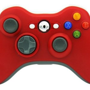 Joystick Inalambrico Xbox 360 Con Receptor Usb De Pc Rojo - Imagen 2