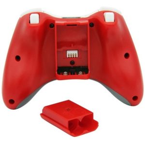 Joystick Inalambrico Xbox 360 Con Receptor Usb De Pc Rojo - Imagen 3