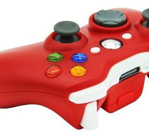 Joystick Inalambrico Xbox 360 Con Receptor Usb De Pc Rojo - Imagen 4