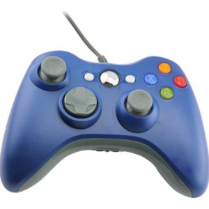 Joystick Mando Control Con Cable Xbox 360 Compatible Azul - Imagen 4