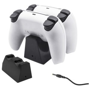 Base Carga Doble Puerto Abajo Joystick Mando Control Ps5 - Imagen 8