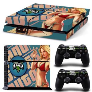 Vinilo Skin Adhesivo Pegotin Ps4 Fat Gta - Imagen 1