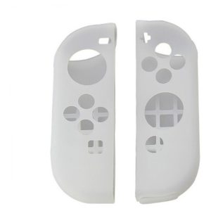 Funda Protector Silicona Joy Con Nintendo Switch Blanco - Imagen 1