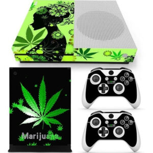 Vinilo Skin Adhesivo Pegotin Xbox One S Mari-huana - Imagen 1