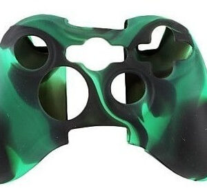 Funda Protector Silicona Joystick Xbox 360 Verde Camuflado - Imagen 1