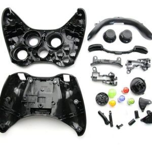 Carcasa Joystick Inalambrico Xbox 360 Negra - Imagen 2