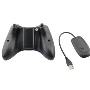 Joystick Inalambrico Xbox 360 Con Receptor Usb De Pc Negro - Imagen 3