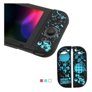 Funda Protector Silicona Joycon Nintendo Switch Mario Azul y negro - Imagen 6