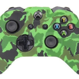 Funda Protector Silicona Joystick Xbox One Camuflado Verde - Imagen 1