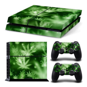 Vinilo Skin Adhesivo Pegotin Ps4 Fat Marijuana - Imagen 1