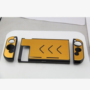 Estuche Protector Aluminizado para  Nintendo Switch Y controles Dorado - Imagen 4