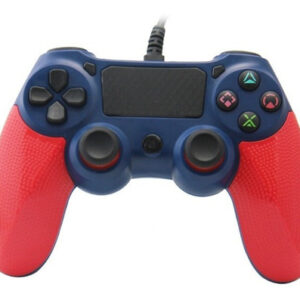 Joystick Control Mando Ps4 Naranja Azul Compatible Cableado - Imagen 3