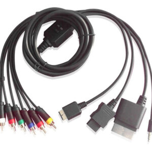 Cable Video Componentes Multiconsolas Ps2 Ps3 Wii Xbox 360 - Imagen 1