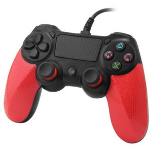 Joystick Control Mando Ps4 Negro Y Rojo Compatible Cableado - Imagen 2