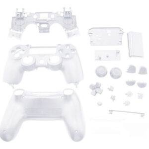 Carcasa Joystick Inalambrico Ps4 Blanca V1 V2 - Imagen 1