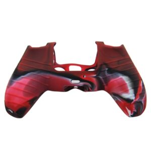 Funda Protector De Silicona Para Joystick Ps5 Camuflado Rojo - Imagen 8